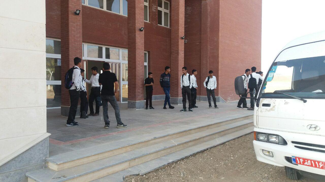 Students enter the conservatory