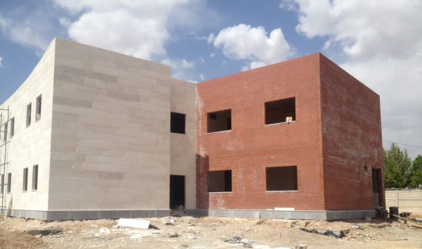 Dr. Nasser Mansouri school, under construction