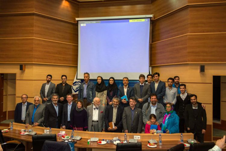 Prof. Schwartz fluorine speech at the University of Damghan Damghan in Persian and the ancient monuments